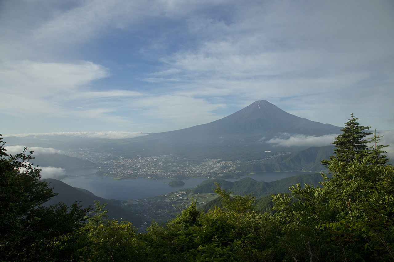 新道峠 富士山と河口湖の絶景ビュー 河口湖 Net