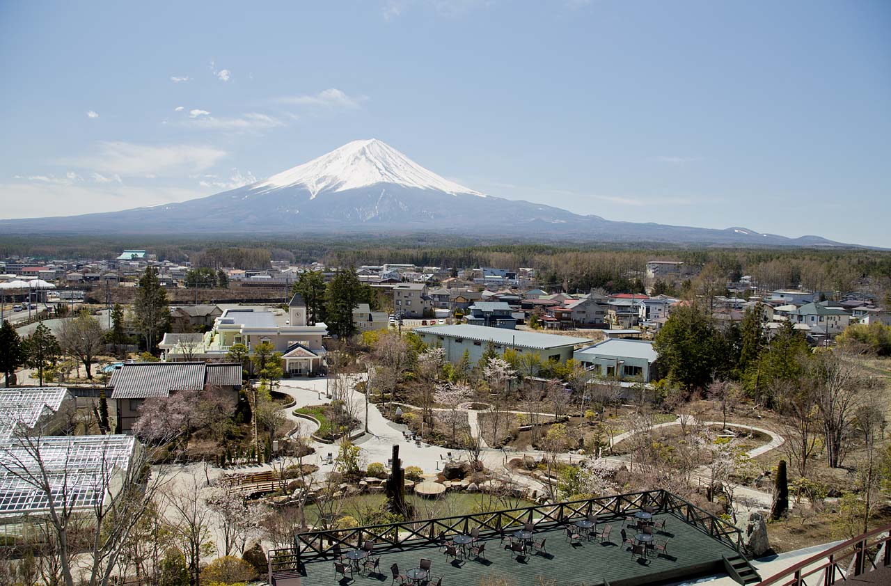 ふじさんデッキからの富士山の眺め