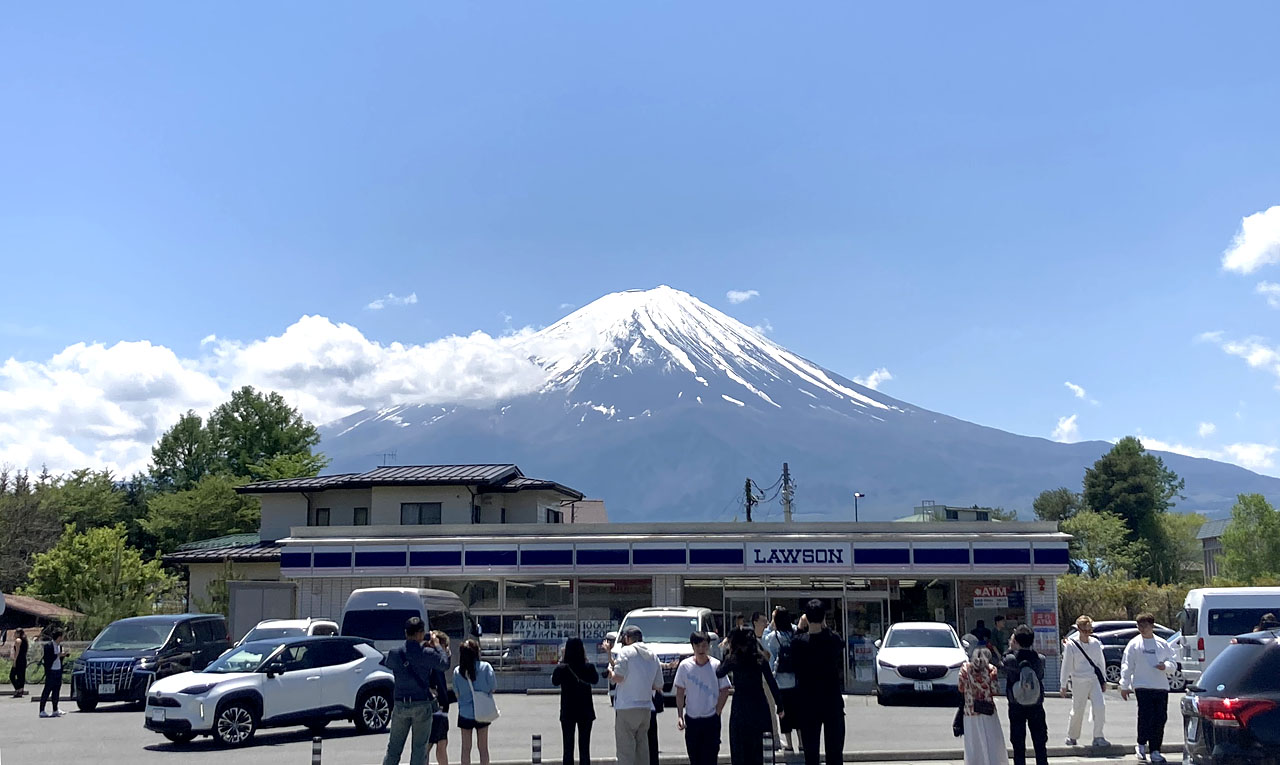 Mt.Fuji and LAWSON